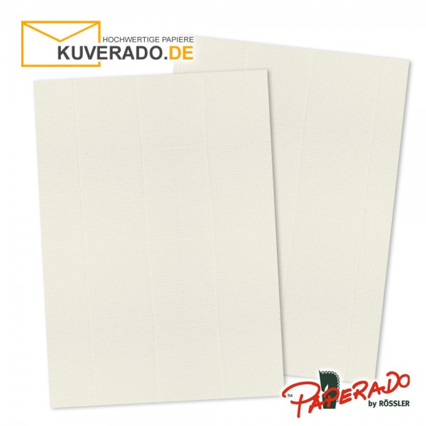 Paperado Briefpapier In Ivory Beige Gerippt Din A4 100gqm Kuverado
